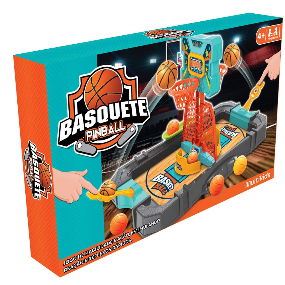 Jogo Basquete Pinball Multikids - BR2012 - Laser Eletro