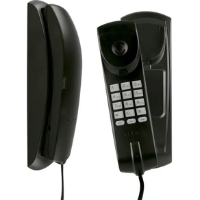 Telefone Intelbras Gôndola com Fio TC20 Preto com Função Interfone