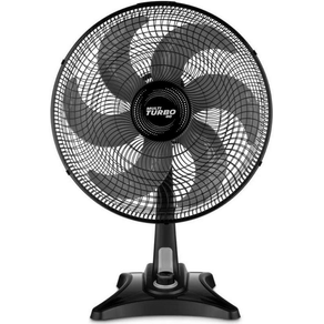 Ventilador de Mesa Multi VL402 Multi Turbo Preto 220V 40 cm 6 Pás