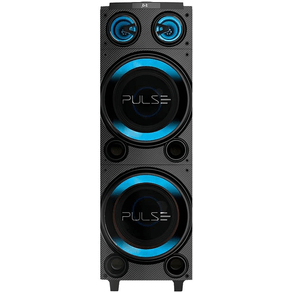Caixa de Som Amplificada Pulse SP507 Bluetooth Auxiliar SD Card USB LED 1800W