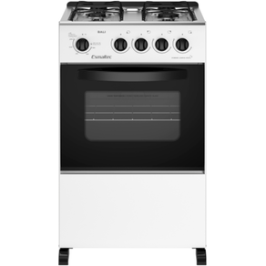 Fogão 4 Bocas Esmaltec Bali 4111 Branco com Forno Limpa Fácil