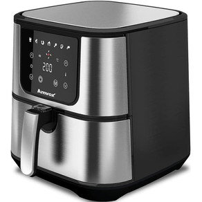 Fritadeira Elétrica Sem Óleo Air Fryer Amvox ARF 1255 Inox 220V 7 Litros 1700W
