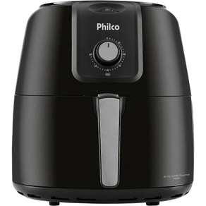 Fritadeira Elétrica Sem Óleo Air Fryer Philco Jumbo Gourmet Preta 220V 8,1 Litros 1900W