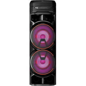 Caixa de Som Acústica LG RNC9 XBOOM Multi Bluetooth Super Graves Entrada de Microfone e Guitarra, Duplo Woofer