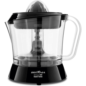 Espremedor de Frutas Britânia Bellagio 350 Super Turbo Preto 220V