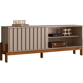 Rack Mobler Aurora 1.88 Grigio/Cinamomo