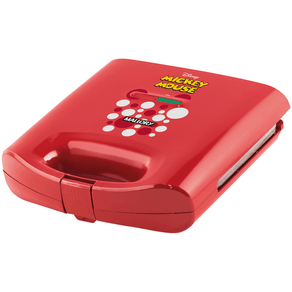 Sanduicheira Elétrica Mallory Disney Mickey Mouse Vermelha 220V 750W