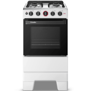 Fogão 4 Bocas Esmaltec Ideal Super 4121 Branco com Acendimento Automático