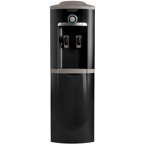 Bebedouro Gelágua de Coluna Esmaltec EGC35B Preto/Inox 220V Refrigerado Por Compressor