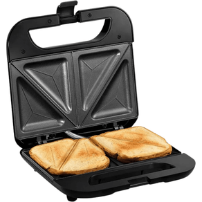 Sanduicheira Elétrica Elgin SAN3X Lunch Time 2 Sanduíches Preto 220V 800W