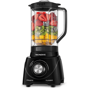 Liquidificador Mondial L-98-B Pratic Turbo Preto 220V 550W