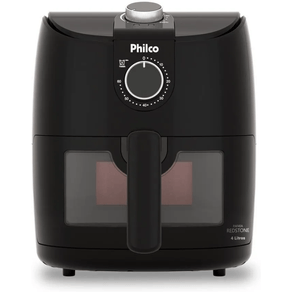 Fritadeira Elétrica Sem Óleo Philco Air Fryer PAF40A Preta 220V 4 Litros Revestimento Redstone 1500W
