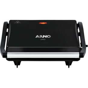 Sanduicheira Elétrica Arno Grill Compact GPTO Uno Preta 220V