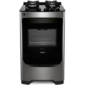 Fogão 4 Bocas Consul CF04V Inox Mesa Vidro