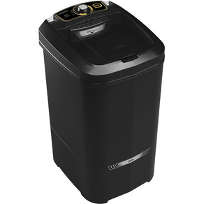 Lavadora de Roupas 20,5KG Newmaq Preta 220V 9 Programas Semi-automática