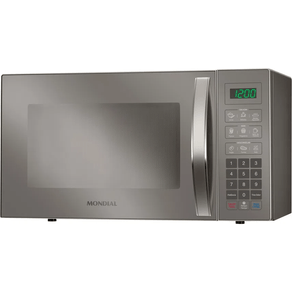 Forno Micro-ondas 34 Litros Mondial MO-01-34-E Cinza Espelhado 220V Forno Micro-ondas 34 Litros Mondial MO-01-34-E Cinza Espelhado 220V