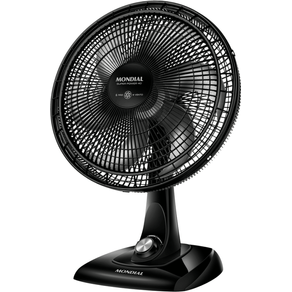 Ventilador de Mesa Mondial VSP-40-B Super Power Preto 220V 40 cm 6 Pás