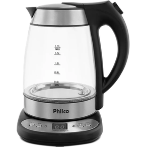 Chaleira Philco PCHD Digital Glass Inox 220V 1,7L